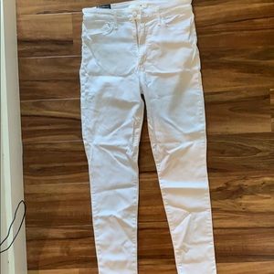 Joe’s White High Rise Skinny Ankle